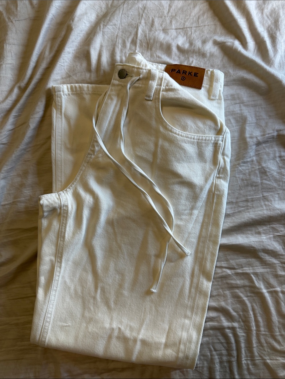 Parke White High-Rise Jeans